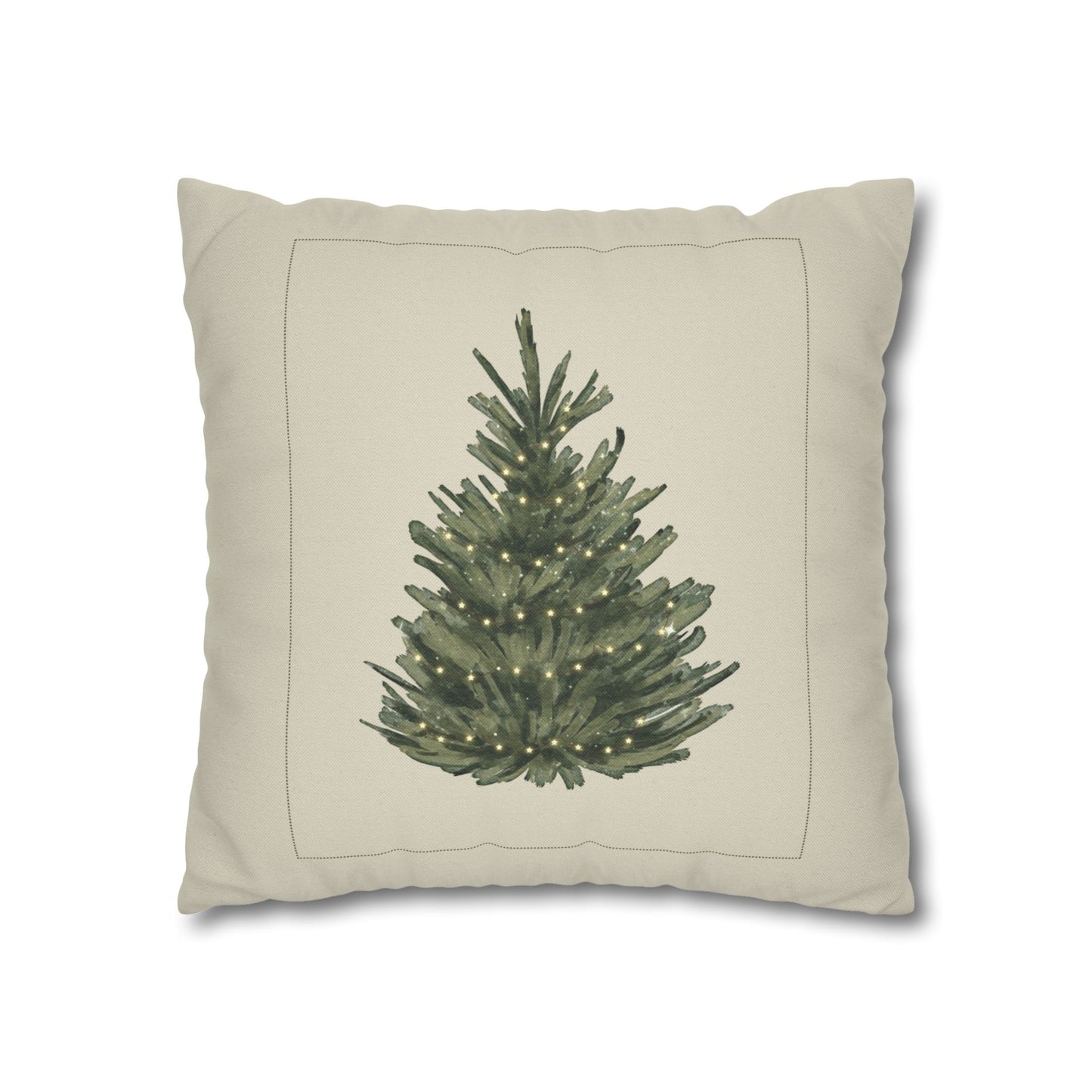 Cozy Christmas Tree Pillowcase