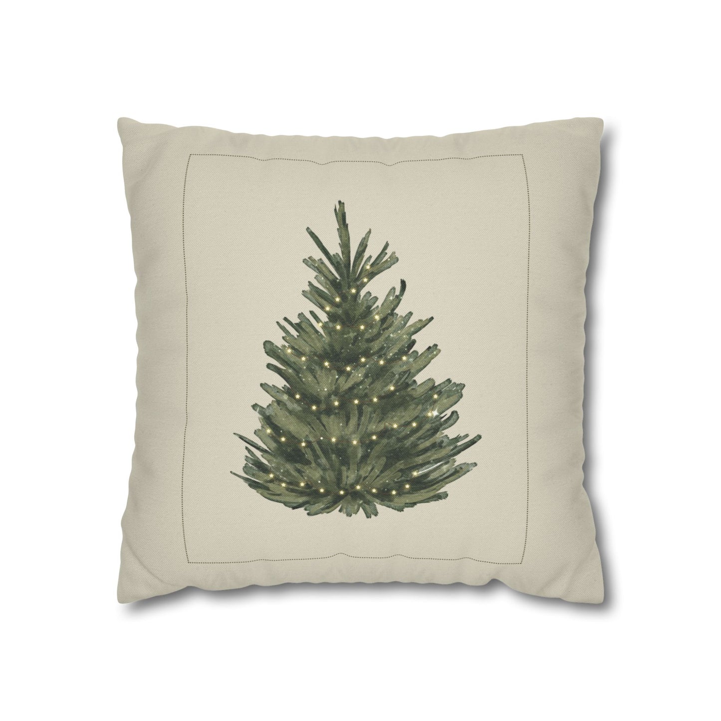 Cozy Christmas Tree Pillowcase