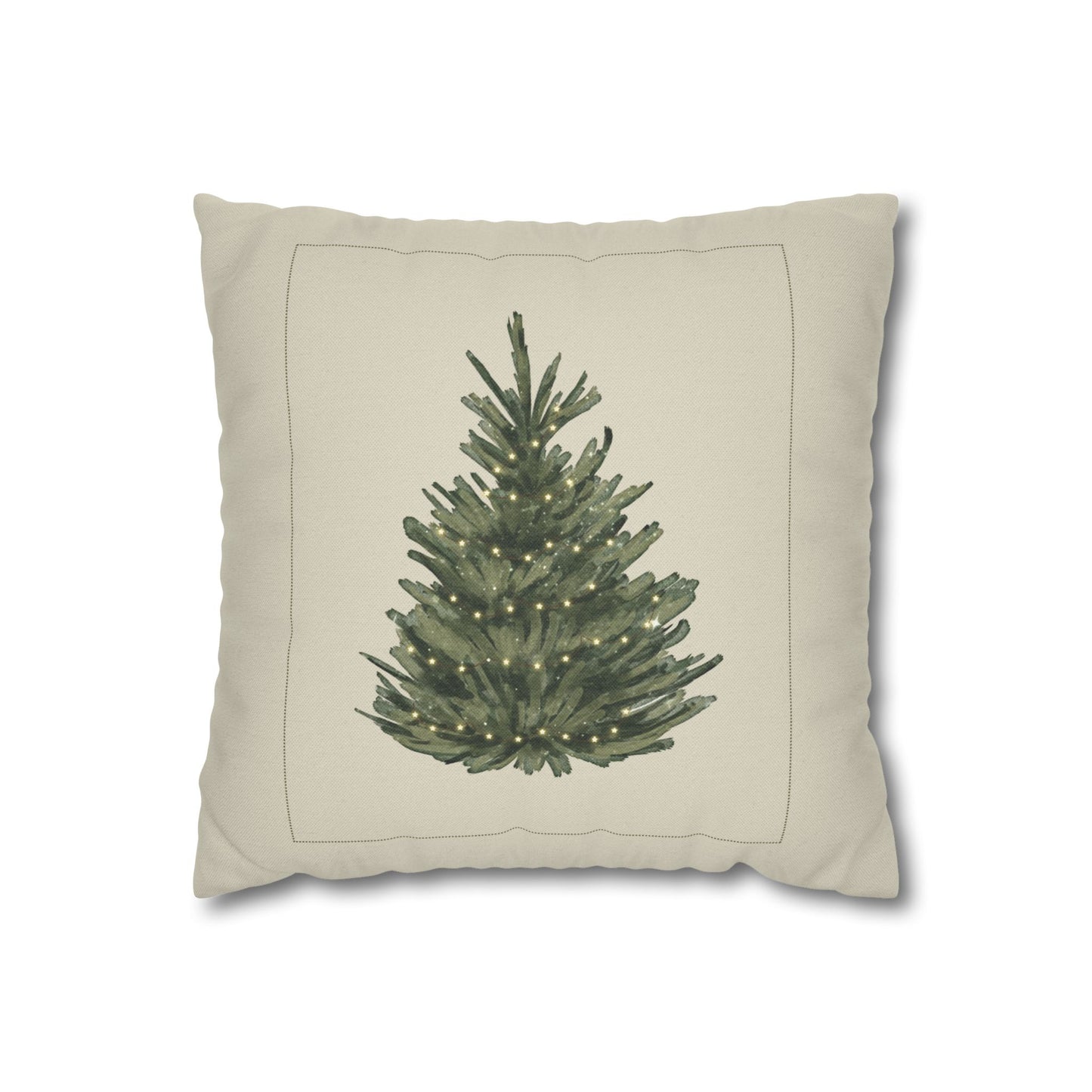 Cozy Christmas Tree Pillowcase