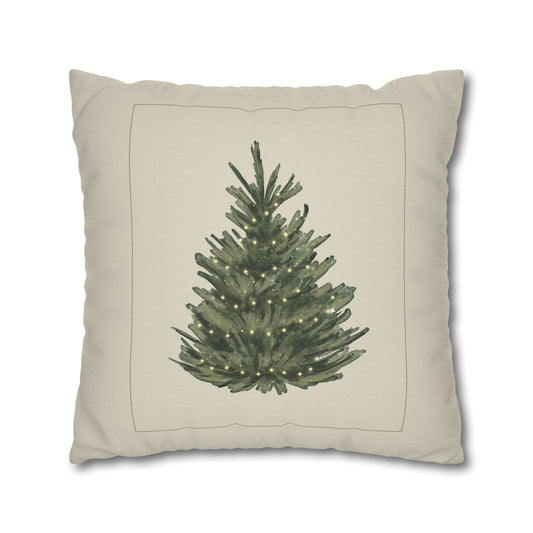 Cozy Christmas Tree Pillowcase