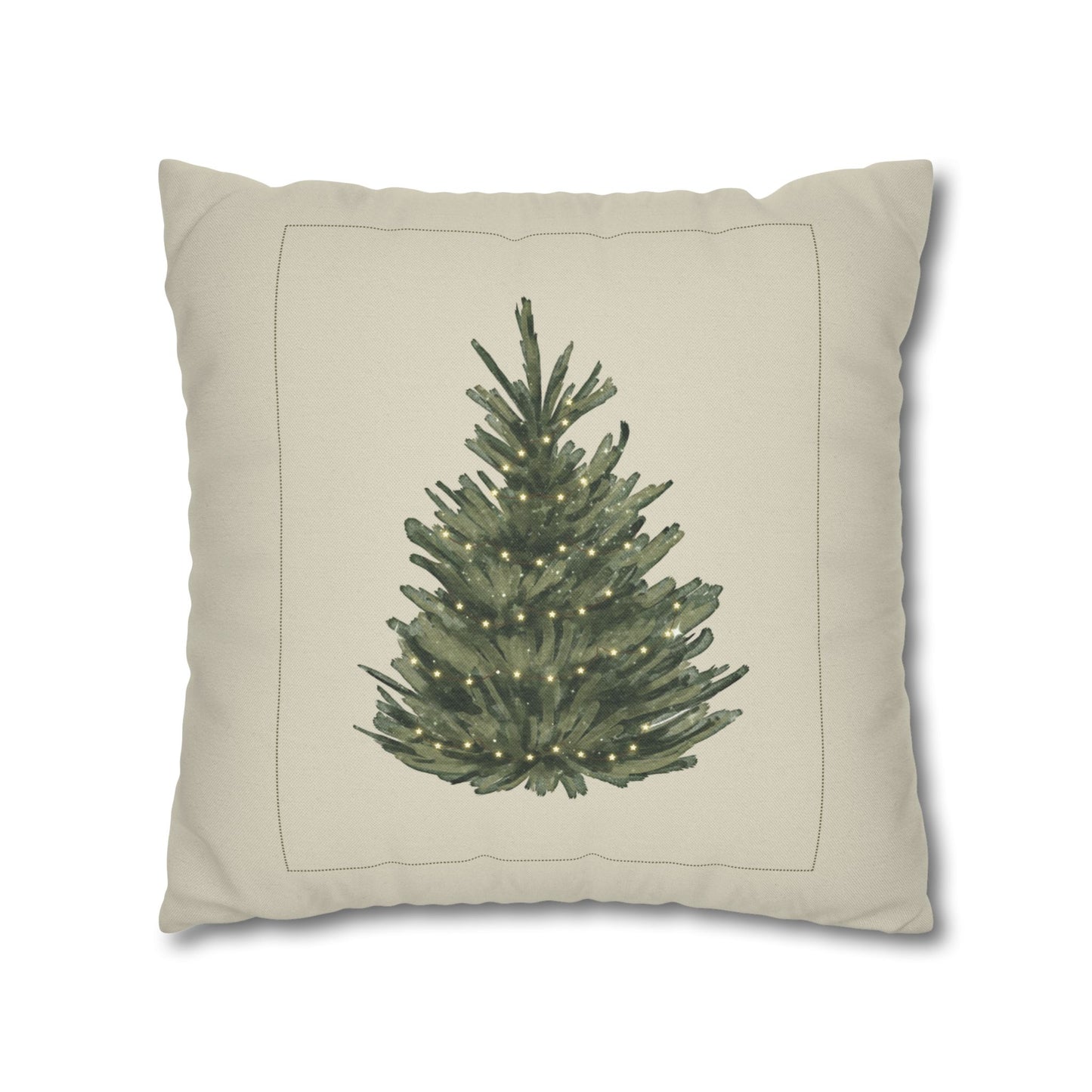 Cozy Christmas Tree Pillowcase