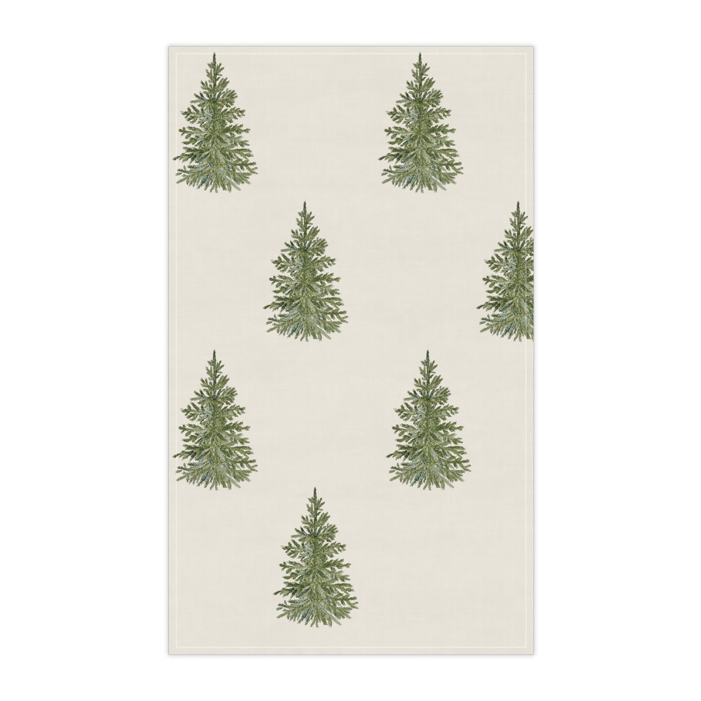 Tea Towels - Simple Pine Tree Festive Holiday Design