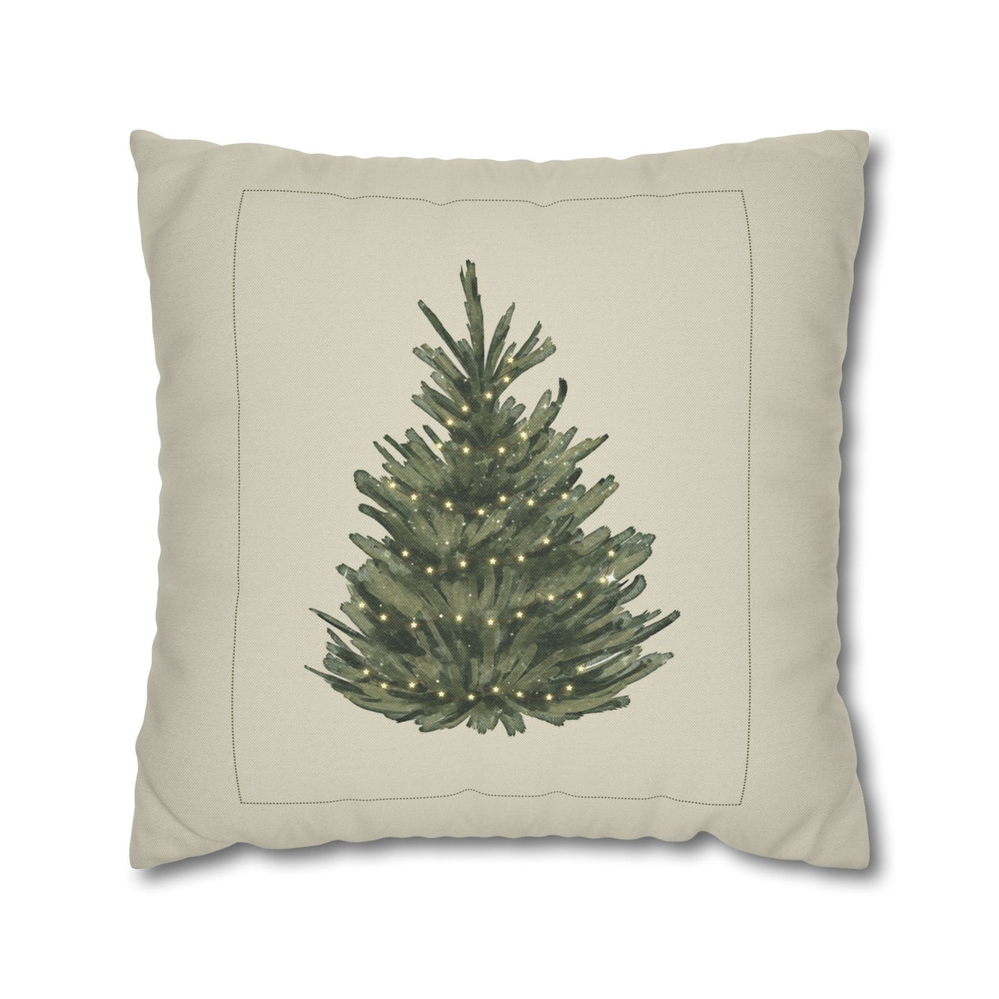 Cozy Christmas Tree Pillowcase