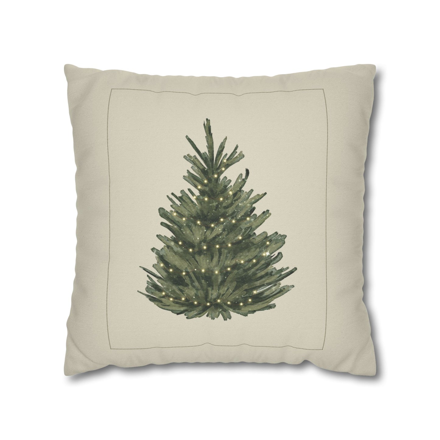 Cozy Christmas Tree Pillowcase